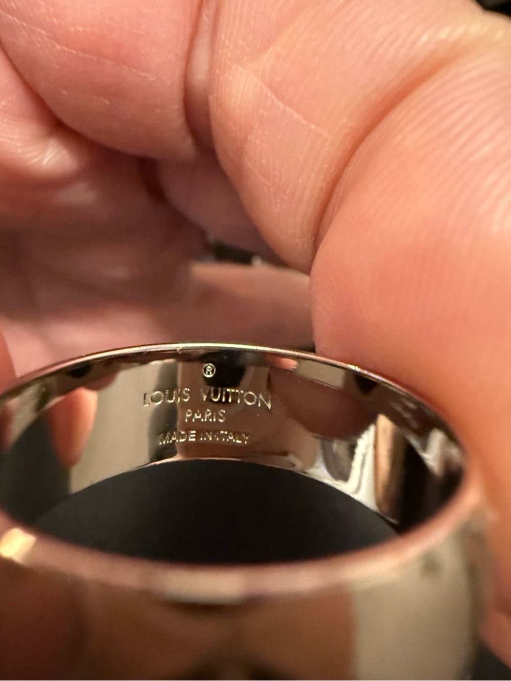 Authentic Louis Vuitton Ring Classic Monogram flowers/LV Signatures Size 9 - Picture 6 of 10